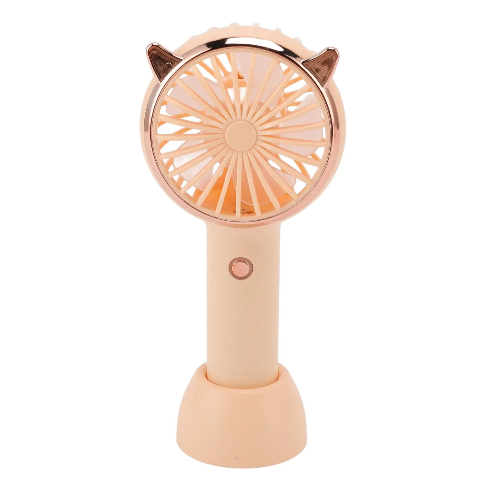 Ventilador Portátil (amarillo), Tres Velocidades, Carga Usb.