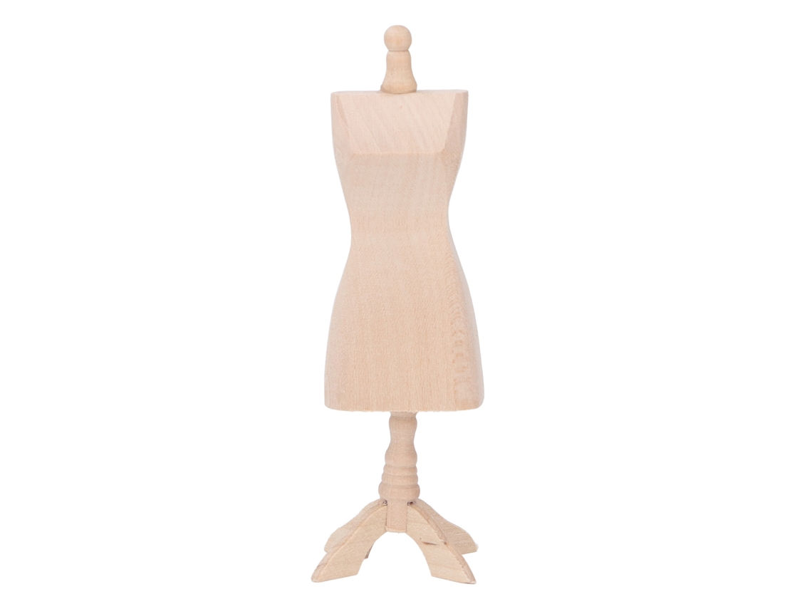 Muñeco De Madera Para Casa De Muñecas 1:12 Soporte Ligero Para Exhibir Ropa Miniatura Modelo Diy