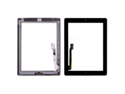Pantalla Tactil Compatible Con Apple Ipad 3 Repuesto Digitalizador Negro Negra