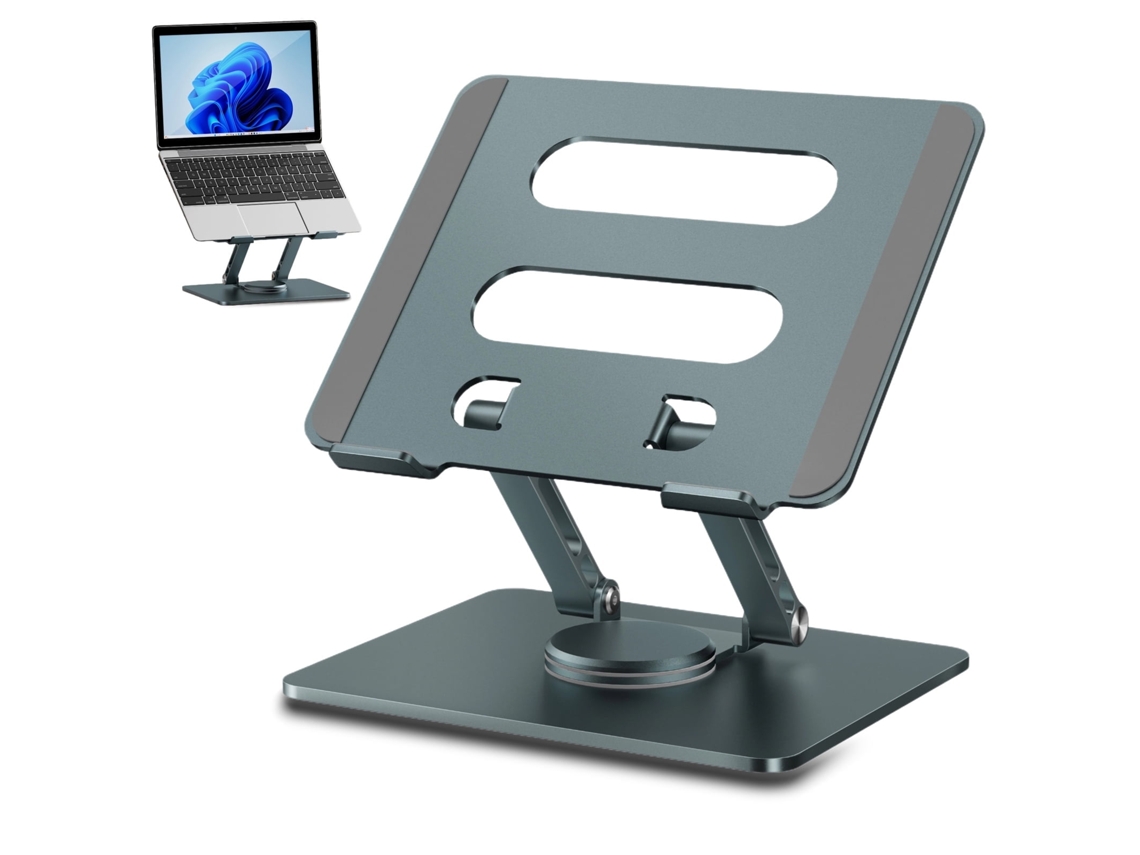 Soporte para portátil con base giratoria de 360° para MacBook Air Pro y portátiles Dell Xps de 10 a 17 pulgadas Siurn