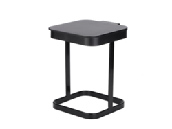Jinwei-lixeira De Mesa Mini Desktop Para Casa, Lixeira De Cozinha Com Suporte Para Sacos De Lixo (preto)