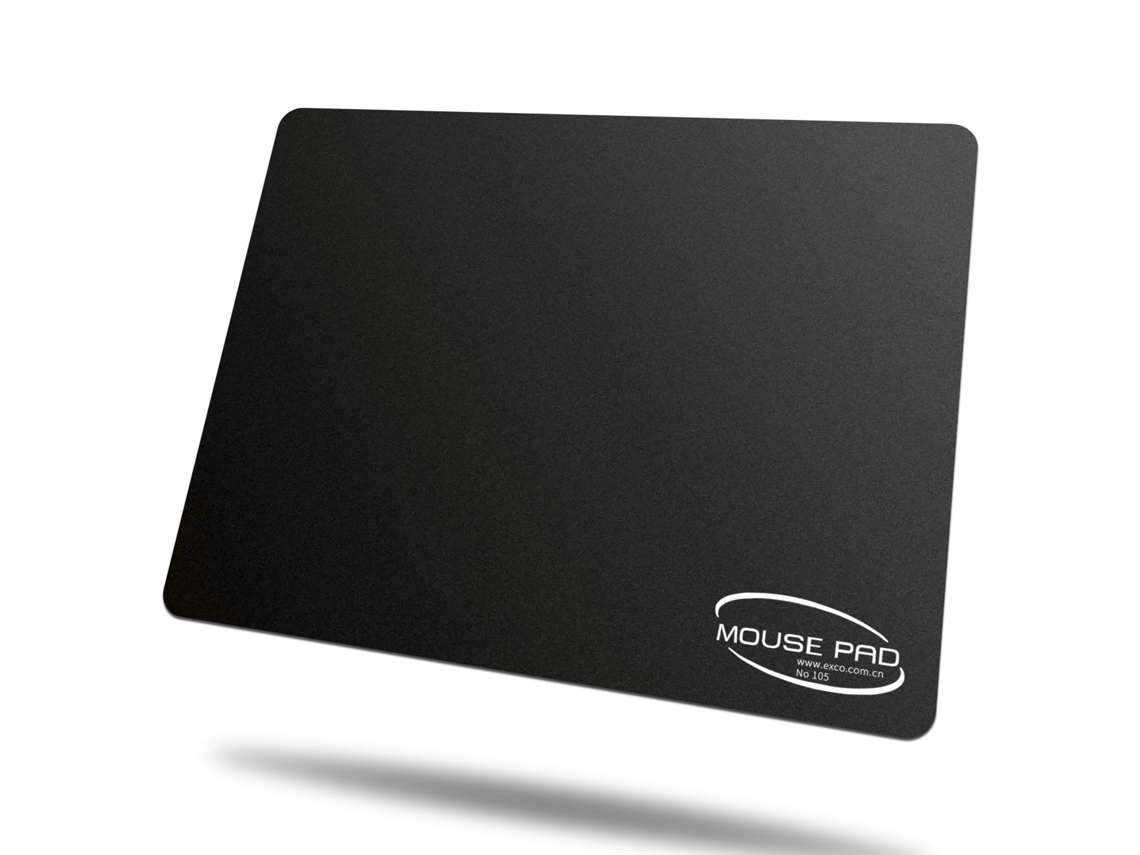 (negro, Paquete De 2) Mini Alfombrillas De Ratón Con Base De Goma Antideslizante, Superficie Lisa, Portátiles.