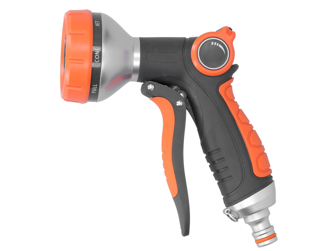 Pistola de agua multifunción europea de alta presión para jardín, ideal para lavar carros y regar plantas.