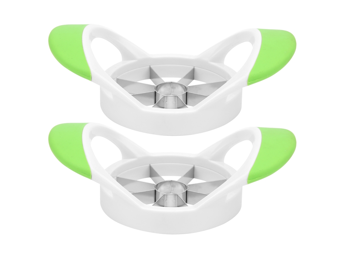 Cortador De Frutas 2 Piezas 8 Cuchillas Acero Inoxidable Para Pera Durazno Herramientas De Cocina Rápido