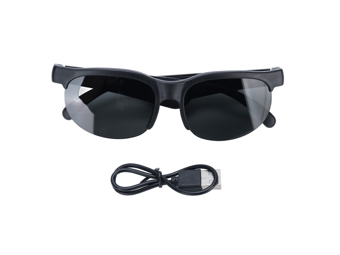 Lentes De Sol Inteligentes Bluetooth Com Microfone E Som Estéreo Suportam 140 Idiomas Para Música E Chamadas
