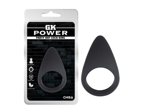 Anillo para El Pene Party Hat Silicona Negro CHISA