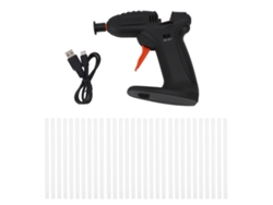Pistola de pegamento caliente USB recargable inalámbrica con 30 barras