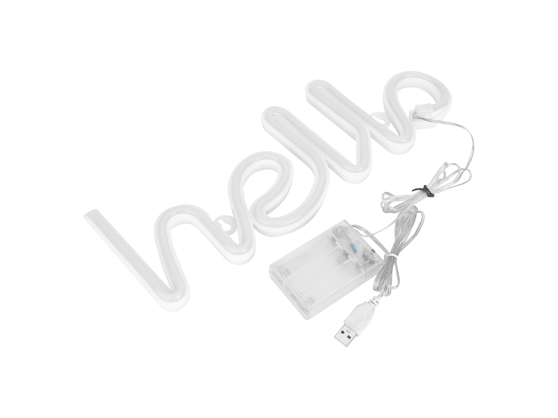 Yncm2026-letrero De Neon Led Letras Luces Decorativas Pared Niños Bebés Habitación Boda Fiesta
