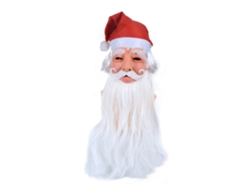 Casco De Papá Noel De Látex Suave Para Adultos, Ideal Para Navidad, Halloween, Fiestas, Cosplay, Decoración Y Como Regalo.