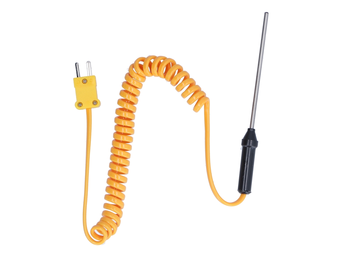 Sonda Termocoplasta Tipo K Sonda De Termômetro Manual De Aço Inoxidável Wrn‑02b3x80mm