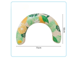 Flotador Inflable en Forma de U, Ideal para Piscinas, Lagos y Ríos Verde Siurn