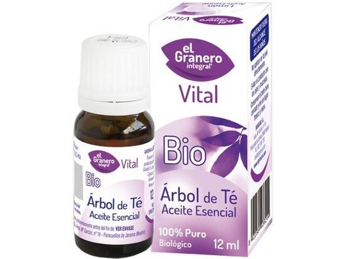Aceite Essencial EL GRANERO INTEGRAL Árvore Do Chá Bio (12 ml de óleo essencial)