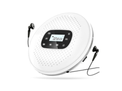 Reproductor de CD portátil Walkman recargable con pantalla táctil inteligente y estéreo digital