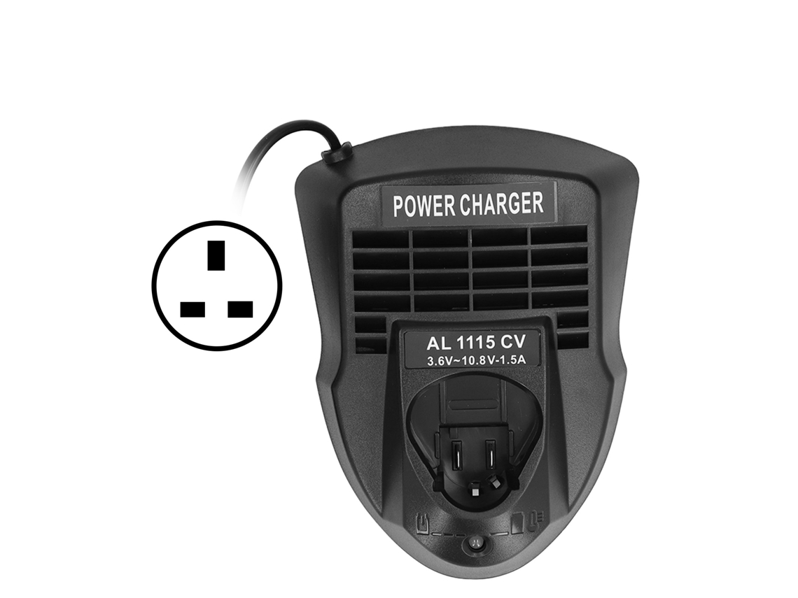 Cargador de batería para taladros eléctricos Bosch BS3.6-10.8V Li-Ion 100-240V Enchufe británico