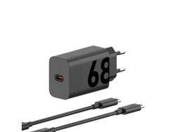 Cargador Carga Rápida Turbopower Rápido Tecnología Gan Compatible Múltiples Dispositivos MOTOROLA Negro