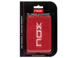 Puño para Hombre NOX Logo 2 Unidades Rojo para Tenis (Talla Única)