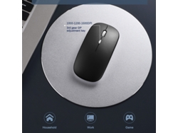 Ratón Inalámbrico Silencioso 2.4g De 3 Velocidades Con Ajuste De Dpi 800-1200-1600, Recargable, Para Oficina 1,2,3,4,5,6,7