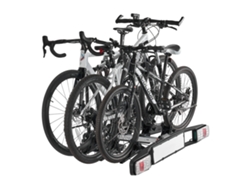 Portabicicletas plegable Succebuy para 3 bicicletas, tamaño 90,6 x 126,5 x 70,7 cm