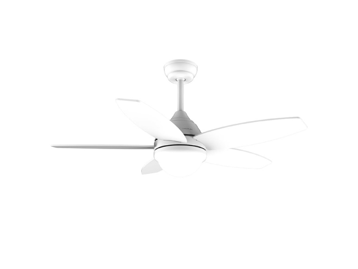Cecotec Ventilador De Techo Con Luz Energysilence Aero 4200 Lightwood. 53w, Diámetro 42”, Luz Led De 15w En 3 Tonos