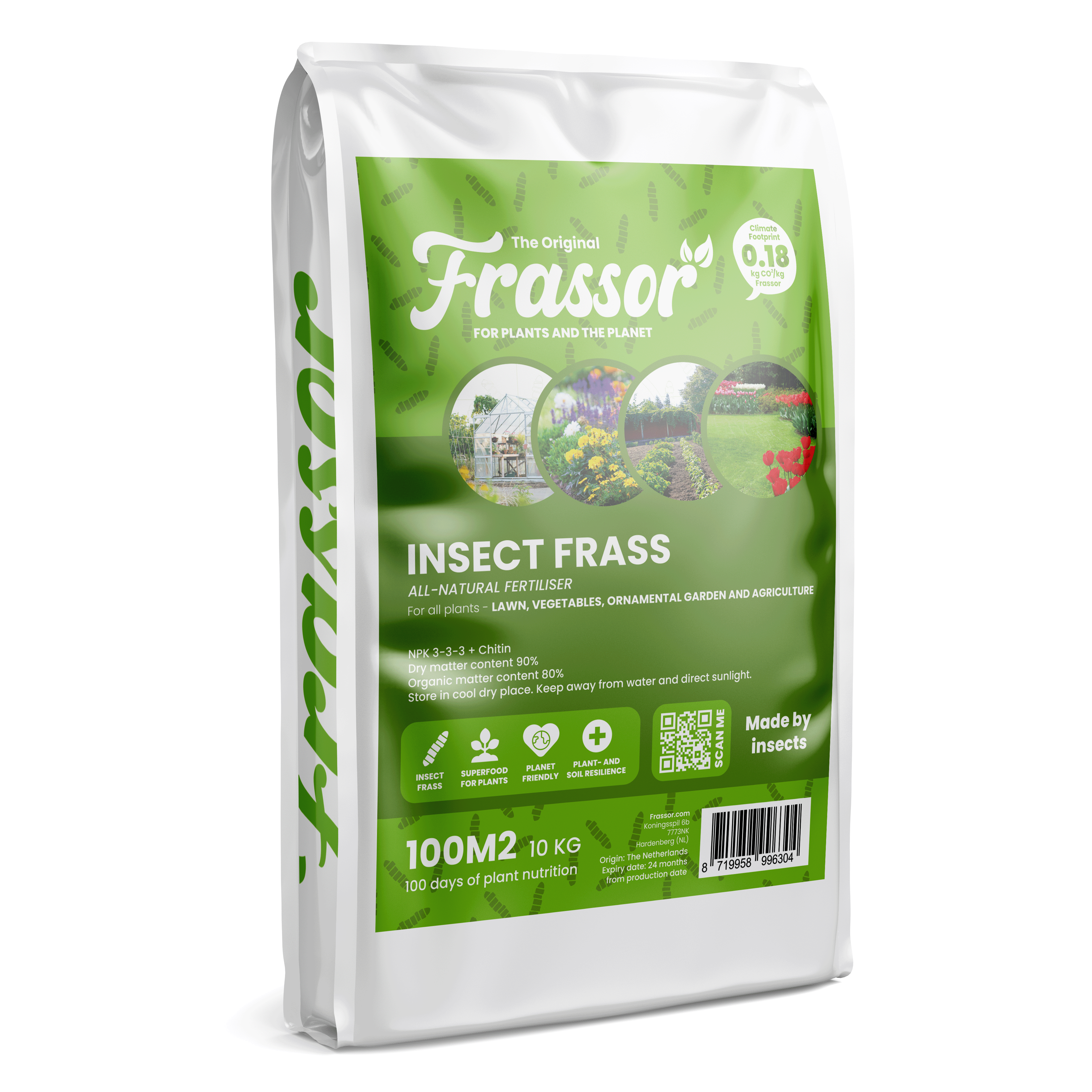 Frassor Insect Frass (10 kg – para 100 m2) - Organifer