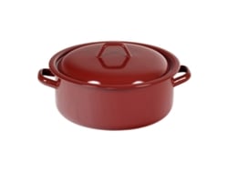 Cacerola esmalte marron 36 cm