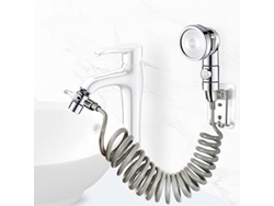 2026altiro-conjunto De Ducha Para Lavabo Con Manguera Telescópica De 2 M, 3 Modos, Práctico Para Lavar El Cabello Y Limpiar (plateado)