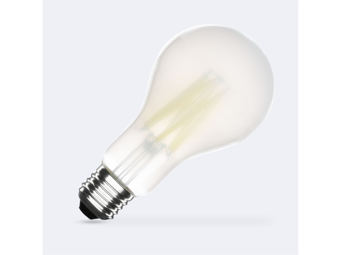 Bombilla Filamento E27 7.3w 1535 Lm A70 Opal Clase A Sin Parpadeo 4000k Blanco Neutro Ledkia