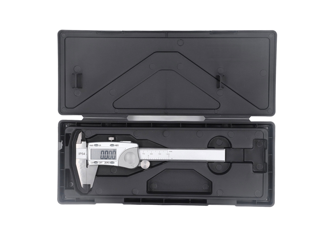 Calibrador Digital Industrial De 0-100 Mm, Resistente Al Agua Ip54, Con Resolución De 0,005 Mm Y Precisión De Medición.