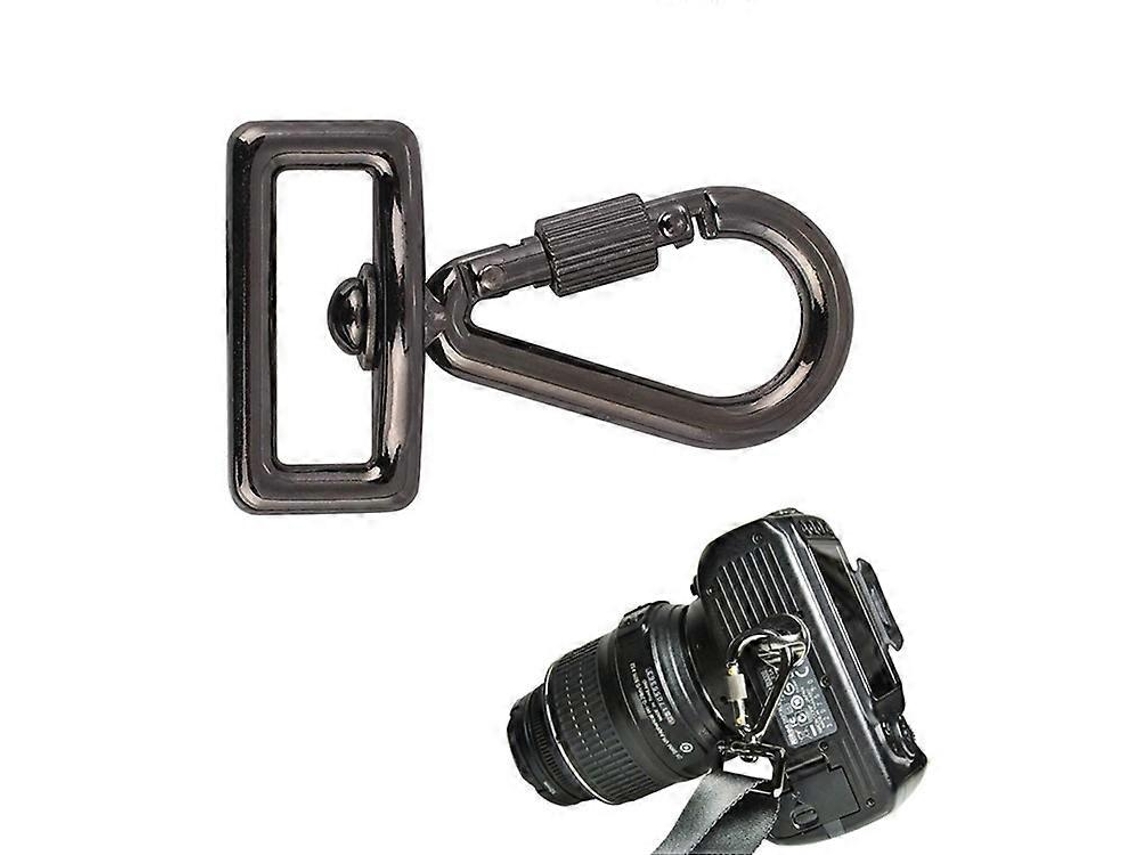 Gancho de conexión para accesorios de cámara con tornillo compatible con cinturón de hombro y estuche para cámara DSLR Facpoet