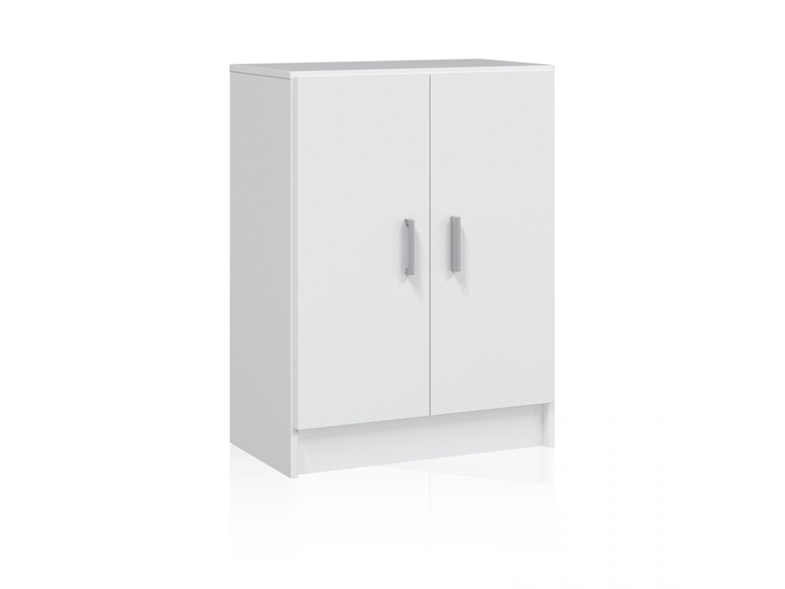 Armario Multi Useful Low 2 Puertas Blanco 60 x 80 x 37 cm