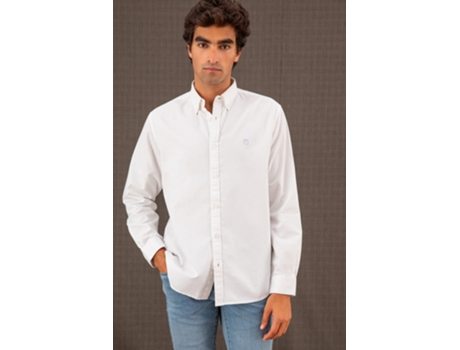 Camisa de Hombre THROTTLEMAN Blanco (L)