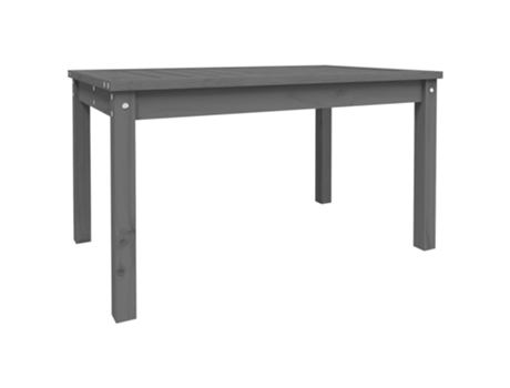 Mesa De Jardín VIDAXL Gris Madera (82.5x50.5x45 cm)