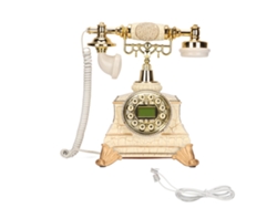 Teléfono Retro Europeo (marcación Por Botones, Función De Teléfono Fijo) Ms-612a Para Oficina En El Hogar