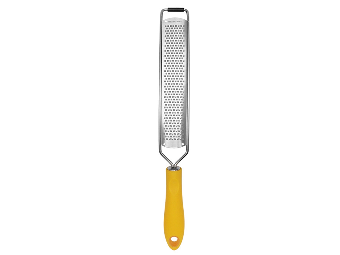 Rallador de cocina, rallador de queso, rallador de parmesano, fabricado en acero inoxidable negro Kofihety