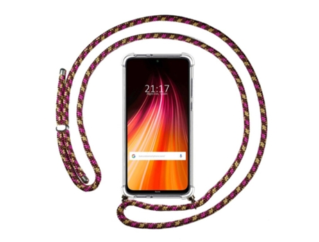 Carcasa Xiaomi Redmi Note 8T TUMUNDOSMARTPHONE Colgante Rosa