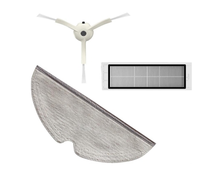 Cepillo Lateral de filtro Hepa, trapo de fregona de área completa para Xiaomi Roborock S5 Max S6 Maxv S50 S51, pieza de Robot aspirador