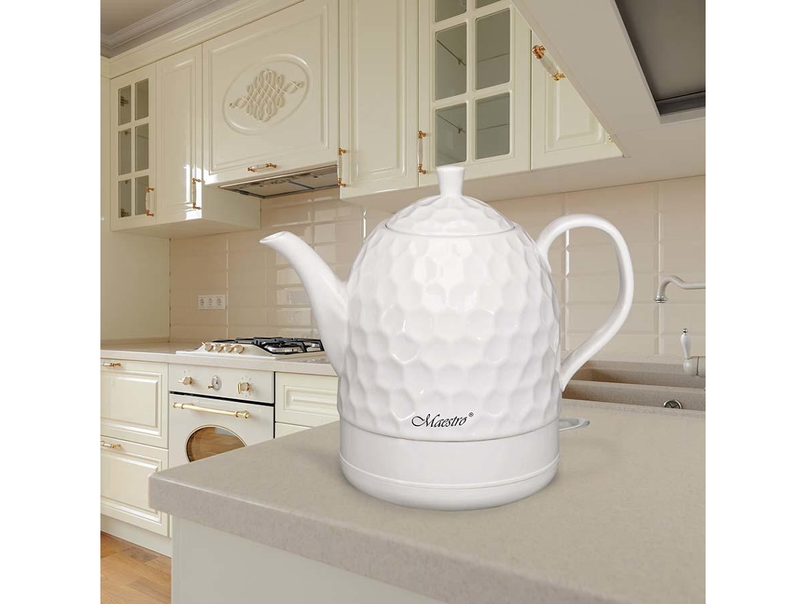 FEEL MAESTRO Mr-072 Hervidor eléctrico 1,2 L 1200 W Blanco