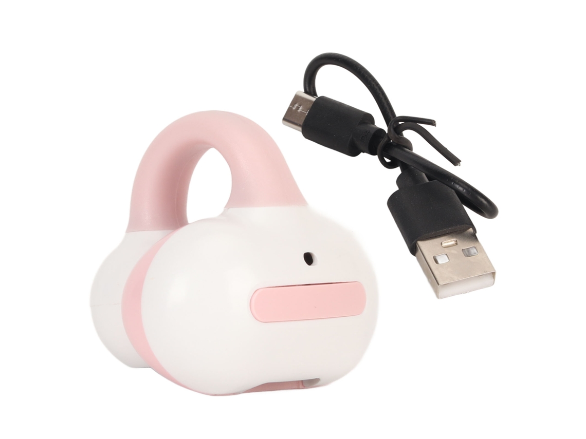 Auriculares Estéreo Inalámbricos Bluetooth 5.3 De Clip Para Uso Profesional - Rosa