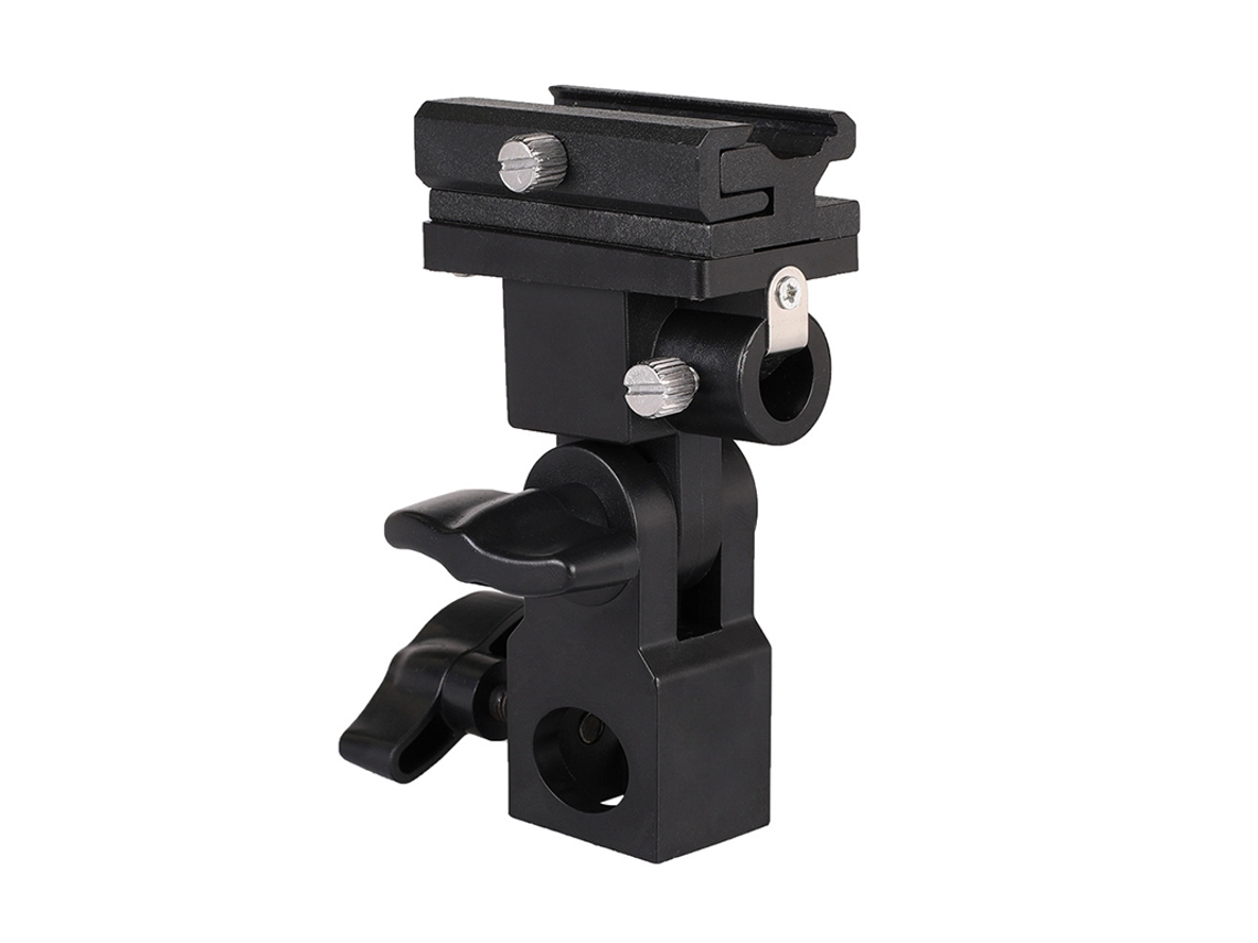 Soporte para flash de cámara con rótula y trípode, soporte para luz de relleno de cámara