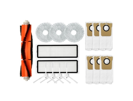 16 peças para dreame s10/s10 pro robot aspirador lateral principal filtro hepa