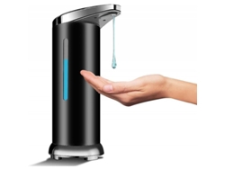 2026-dispensador De Jabón Automático De Acero Inoxidable, Dispensador Sin Toque Con Sensor Infrarrojo, Base Impermeable Negro