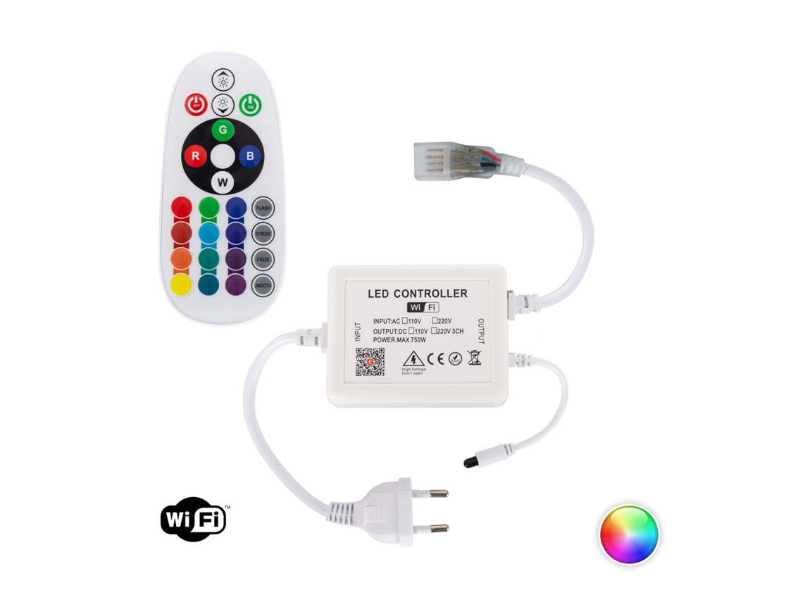 Controlador Tira LED 220V WiFi