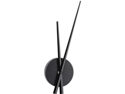 Reloj De Pared Tfa Dostmann 60.3036.01 Plástico Negro Diseño Contemporáneo