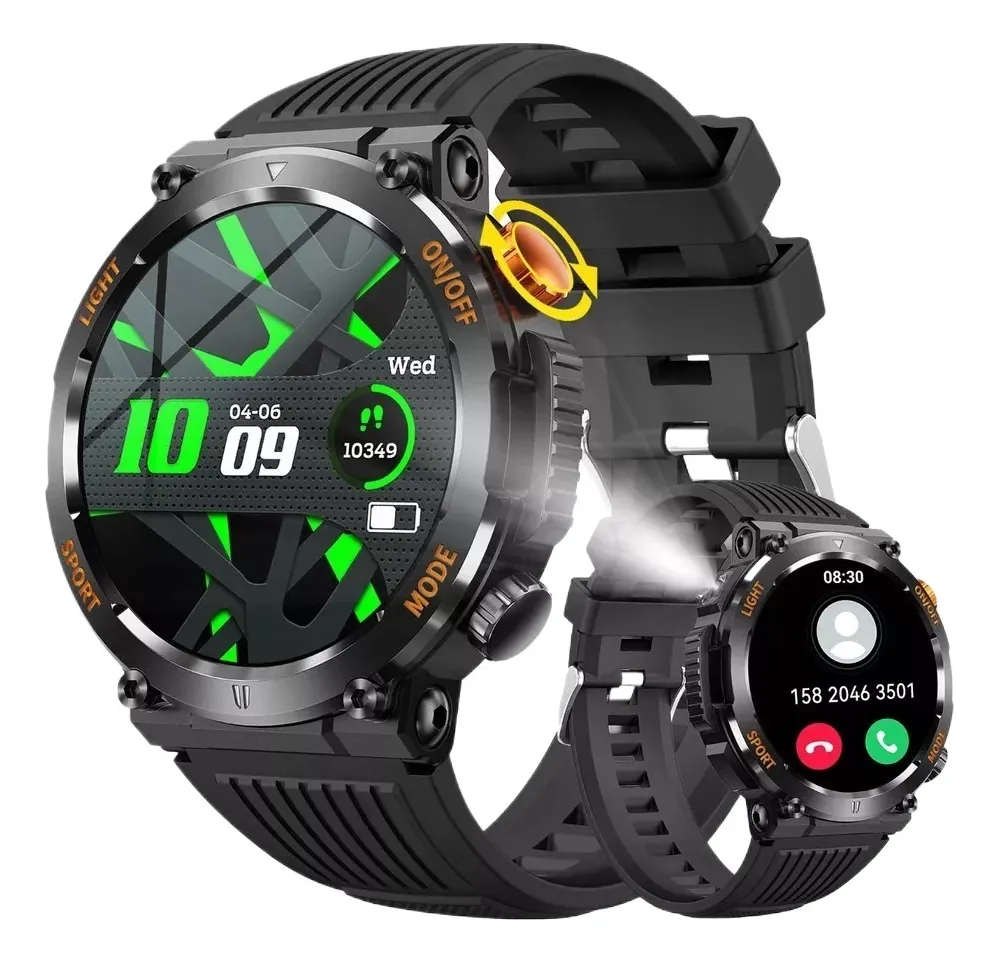 Reloj inteligente militar para hombre con LED de 450 mvayotoy