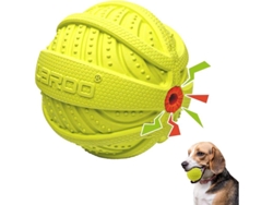 Pelota De Goma Para Perros, Flotante, Con Sonido, Resistente A Mordeduras, Para Perros Pequeños, Medianos Y Grandes (ø9cm, Verde)