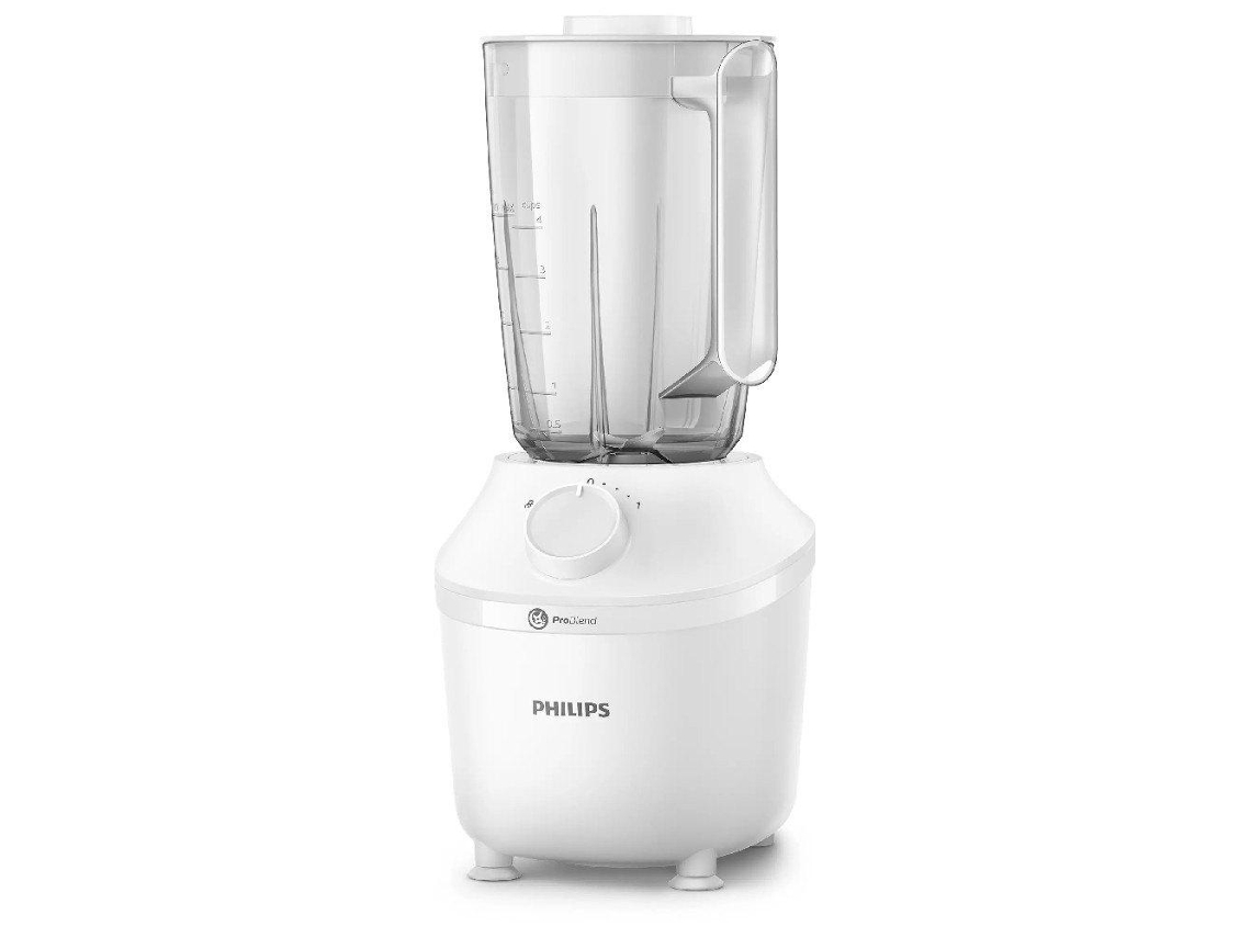 Batidora de Vaso PHILIPS HR2041/00 (450 W - 1.9 L - Blanco)