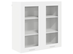Mueble suspendido blanco de madera procesada y MAISON EXCLUSIVE 80x31x80 cm