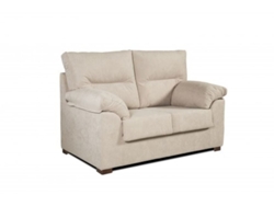 Sofa 3 Plazas Ambar en Tela 185x90x105 cm Color Beige
