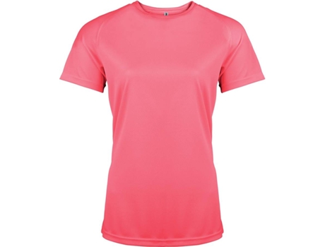 Camiseta de Mujer para Deporte PROACT Multideportes Poliéster Rosa (2XL)