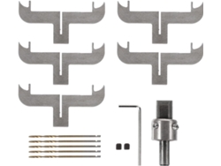 Kit Completo De Herramientas Para Anillos Con Fresas De Acero Y Brocas Para Pulseras De Madera,